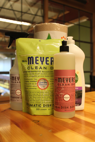 Mrs. meyers, Seventh Generation, Dish Soap, Towels, Spray Bottle, Cleaner, Cleaning, Spring