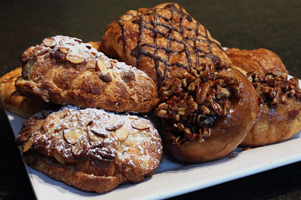 Assortment of fresh baked pastries