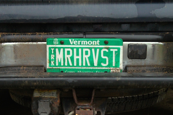 The MR Harvest farm truck