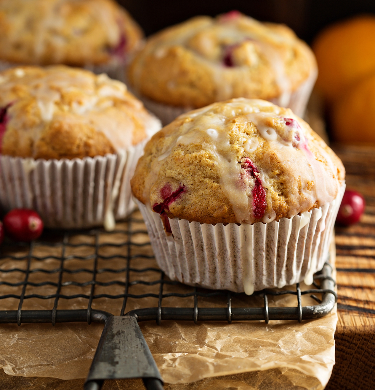 Vegan Cranberry Orange Muffins - Healthy Living
