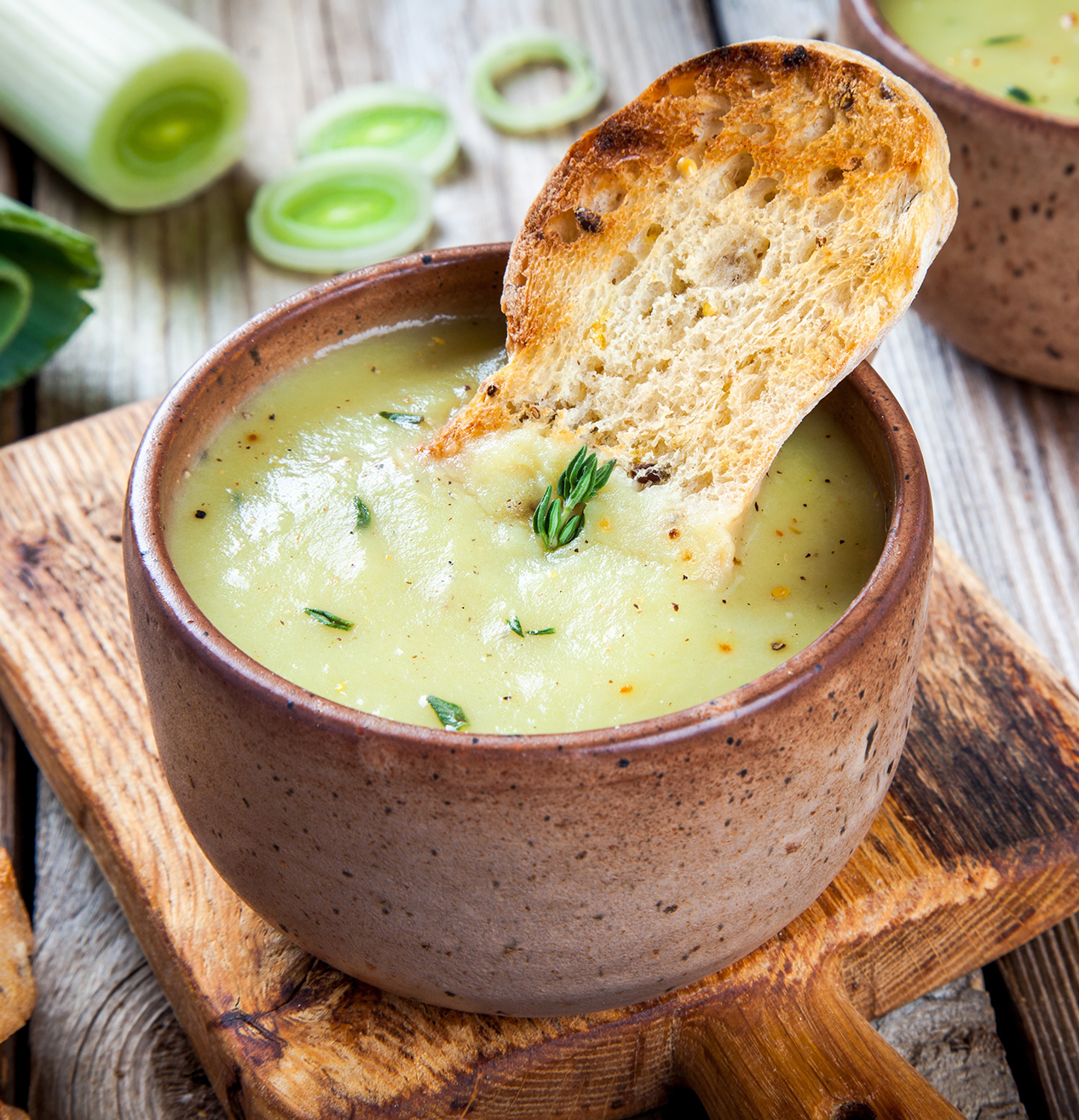 Two Potato Leek Soup Healthy Living