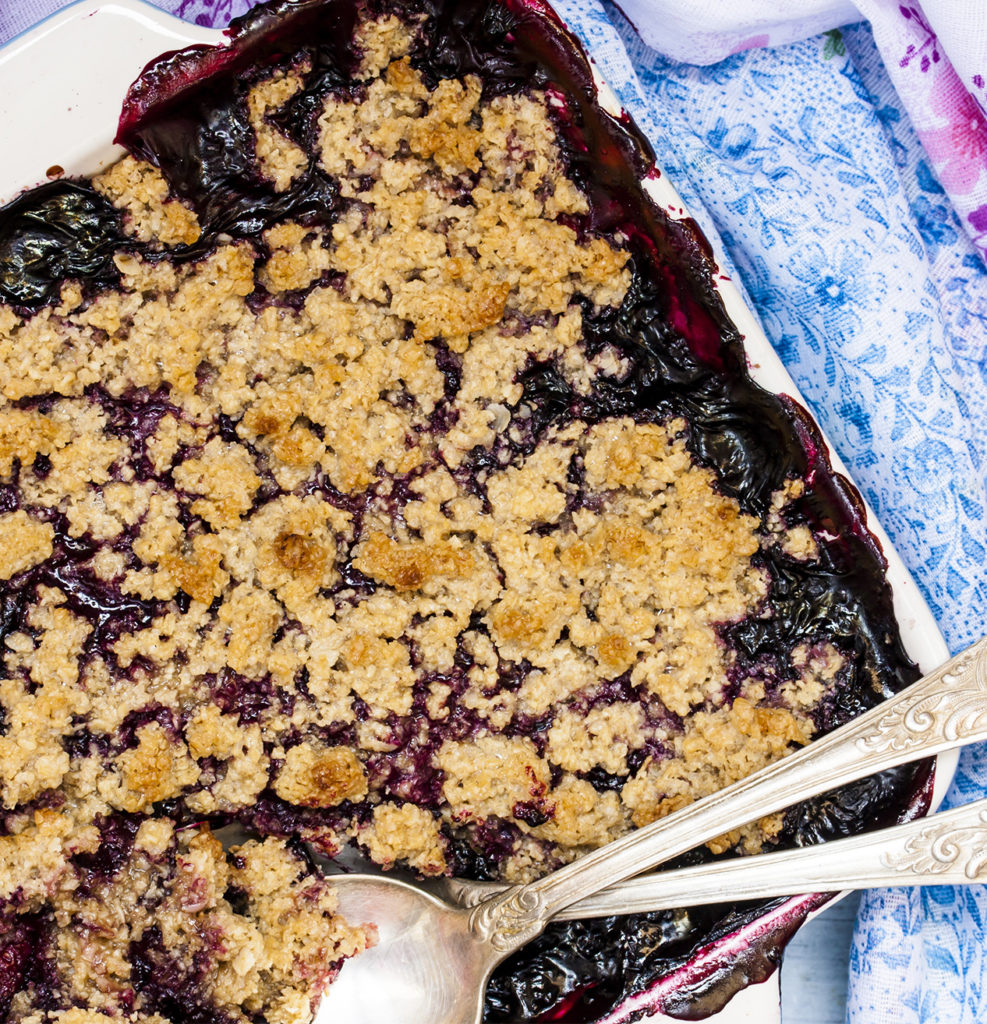 Blueberry Crisp - Healthy Living