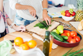 cooking in the kitchen with kids