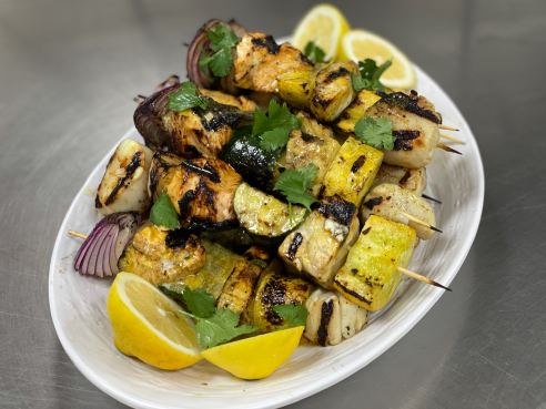 Curried Seafood Kabobs With Zucchini - Healthy Living