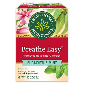 Traditional Medicinals Breathe Easy, Cup of Calm, and Throat Coat Teas
