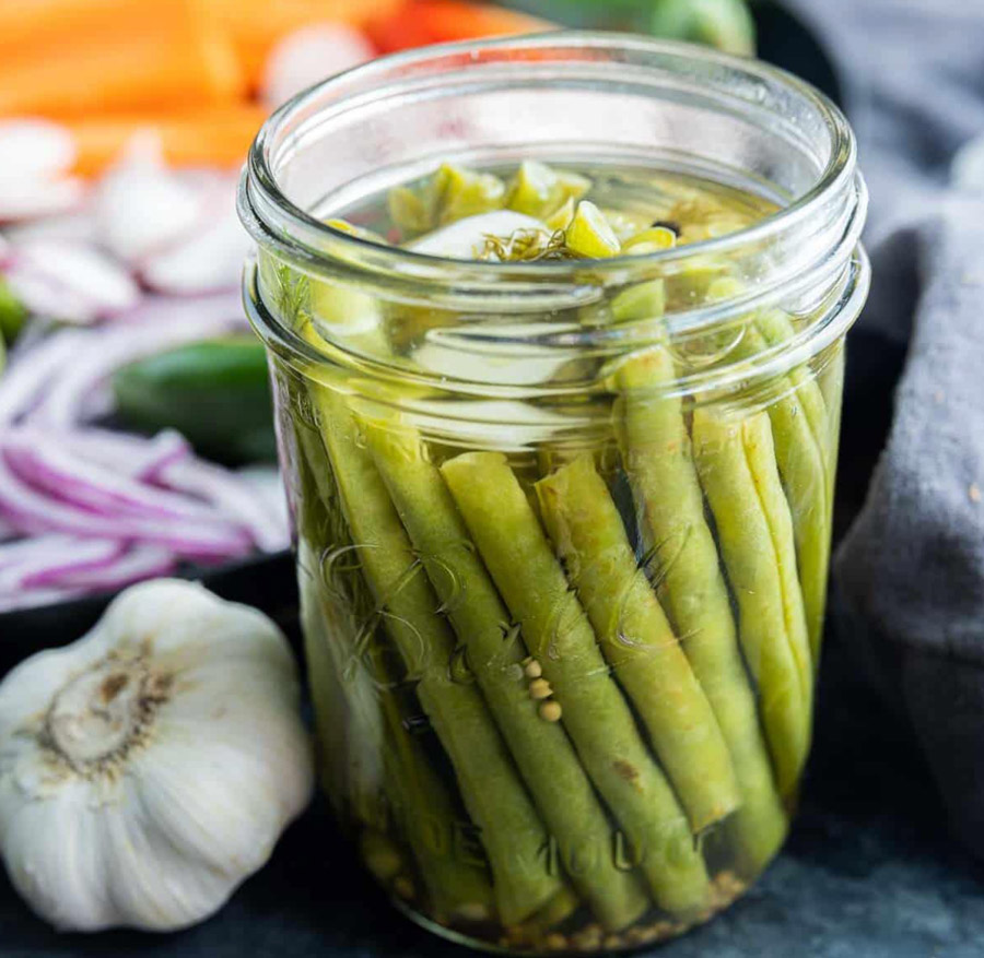 Quick Refrigerator Dilly Beans