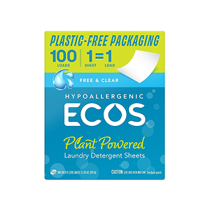 Ecos Free & Clear Laundry Detergent Sheets