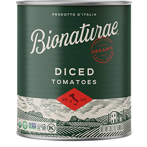 Bionaturae Diced, Peeled Whole, Crushed, and Strained Tomatoes
