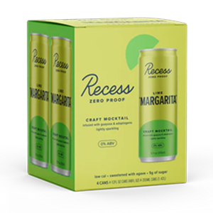 Recess Lime Margarita Mocktail 4-pack
